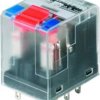 Weidmüller RCM570BB0 Przekaźnik THT 110 V/DC 6 A 4 zestyki przełączne 10 szt.