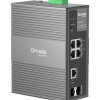 IES206GPP - switch przemysłowy PoE 4-port + 1 SFP + 1 RJ45/SFP - combo