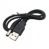 Przewód zasilający USB - DC 5,5x2,1mm 80cm