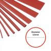 3.5mm x 1.2m Red Heat Shrink Sleeve