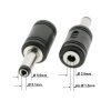 Przejście DC wtyk 2.1 - gniazdo 3.5 z pinem 1.3mm