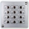 Kaiser Nienhaus 100620 Surface-mount Steel Keypad, Anti-Vandal, Stainless