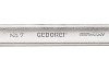 Gedore 6098700 7 1/4AF Klucz płasko oczkowy Rozmiar klucza (metryczny) (tylko do tytułu) 07 - 25 mm