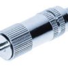 TRU COMPONENTS 1559803 Złącze męskie jack 2,5 mm, CuZn, niklowany, 1 szt.