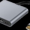 BS14-05029 USB 3.0 3-port hub, 1x USB-A, 1x USB-C, 1x HDMI