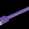 10m cable,Cat.7 raw cable, violet, RJ45