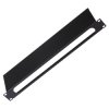 Digitus DN-19 ORG-3U-SW 1U Cable Management Panel with Brush Strip Steel Black