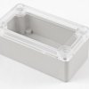 PC enclosure, (L x W x H) 145 x 121 x 39 mm, light gray (RAL 7035), IP65, RP1030C