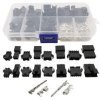 200szt 2.54mm Pitch Zestaw złączy JST SM 2/3/4/5Pin Męski/Żeński obudowa Pin Header Złącza Crimp Terminale Złącza Przewodów Elek