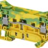 Screw terminal block, screw connection, 10 mm², 2 pole, 8 kV, yellow/green, 1SNK508151R0000
