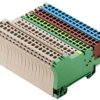 Initiator/actuator terminal block, spring balancer connection, 0.5-2.5 mm², 2 pole, 17.5 A, 4 kV, dark beige, 1692680000