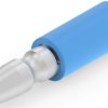 Round plug, Ø 4.086 mm, L 20.32 mm, insulated, straight, blue, 1.04-2.62 mm², AWG 16 to 14, 324227