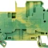 Złączka szynowa ochronna 4mm2 śrubowa/wtykowa zielono-żółta UT 4-TWIN/ 1P-PE 3060283 /50szt./