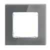 Icon Ramka Uniwersalna Pojedyncza Kwadratowa - Efekt Szkła (Ramka: Grafitowa...