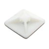 Uchwyt samoprzylepny 20x20mm plastikowy