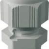 Cable gland, M20, 24 mm, Clamping range 6 to 11 mm, IP66/IP67, light gray, 12004300