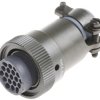 Złącze wielostykowe przemysłowe 19-pinowe Miniaturowe Montaż na kablu Wtyczka ITT Cannon