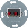 Mechanizm gniazda głośnikowego stereofonicznego 2-kr, antracyt