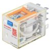 Przekaźnik mocy 24V dc DPDT RS PRO 300W, Wciskane Wciskane