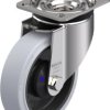 Blickle 945792 LKX-POEV 125XKA-1-SG Zestaw rolek skrętnych do dużych obciążeń ze stali nierdzewnej Średnica koła: 125 mm