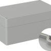 PC enclosure, (L x W x H) 200 x 120 x 90 mm, light gray (RAL 7035), IP66, 5U230700