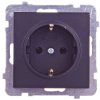 SONATA Gniazdo pojedyncze z/u Schuko czarny metalikGP-1RS/m/33