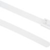 Opaska Kablowa 200Mm 4.6 Mm Stal Nierdzewna Z Powłoką Poliestrową 100 Sztuk...