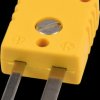 0220 0001 Miniature plug type K, yellow, -50 to +120°C