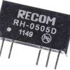 Przetwornica DC-DC, 1W, Uwe 4,5 → 5,5 V DC, Uwy ±5V dc, Iwy ±100mA, Recom