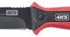 Niezawodny nóż ze stałym ostrzem 4K5 Tools 600.200A czerwony, czarny Długość 255 mm