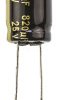 Kondensator 820μF 25V dc Radialny, Otwór przelotowy Panasonic roztaw: 5mm 10 (Dia.) x 25mm