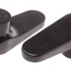 RS PRO Pokrętło mocujące M6 Czarny długość gwintu: 15 mm Duroplast średnica pokrętła 100 mm Jednoramienny Otwór