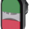 Przycisk podwójny podświetlany 22mm tworzywo zielony/czerwony przyciski płaskie z samopowrotem SIRIUS ACT 3SU1001-3AB42-0AA0