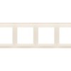 SIMON 55 Ramka 4 poczwórna Nature szkło mrożone kremowe TRN4/171 KONTAKT SIMON