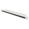 Panel szczotkowy z tacką na kable do szaf RACK , 1U, 2 sztuki, szary