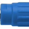 4 mm socket, flat plug connection, mounting Ø 12.2 mm, CAT III, blue, SEPB 6453 NI / BL