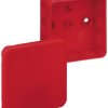 Puszka instalacyjna Spelsberg 2K-12 SB-L, IP55, (D x S x W) 85 x 85 x 37 mm, czerwony, 1 szt.