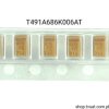 T491A686K006AT Tantalum 68uF 6.3V 10% SMD-A KEMET