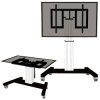 Neomounts PLASMA-M2500TSILVER Motorised TV Trolley 42-100" 90° Tilt Silver