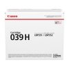 Canon 0288C001 Canon 039H toner cartridge 1 pc(s) Original Black