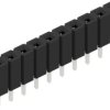 Socket header, 10 pole, pitch 2.54 mm, straight, 10026942