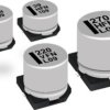 Electrolytic capacitor, 100 µF, 6.3 V (DC), SMD, Ø 5 mm, EEEFN0J101R