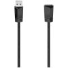 Hama 00200618 USB cable USB-A socket plug Black 0.75 m