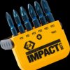 T4511 Blue Steel Impact Bit Set of 6 - PZ