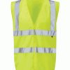Hi Viz Waistcoat Flame Resistant Finish