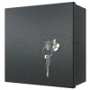 Obudowa metalowa do instalacji CATV 150x150x80mm czarna natynkowa