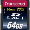 Karta pamięci SDXC Transcend TS64GSDXC10, 64 GB, Class 10, 30 MB/s / 16 MB/s