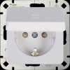 914913005 HK02 outlet, hinged lid, touch protection, Arctic white