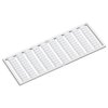 WAGO 209-400 WSB Quick Marker Horizontal (51/52) 50ea White