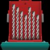26813 4 Trijet SDS-plus hammer drill bit set, seven-piece